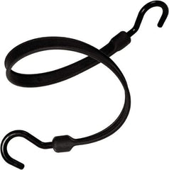 The Better Bungee - Heavy Duty Bungee Strap with Overmolded Nylon Hook End - 36" OAL, Black - Eagle Tool & Supply