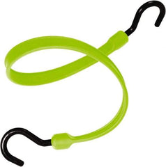 The Better Bungee - Heavy Duty Bungee Strap with Overmolded Nylon Hook End - 36" OAL, Safety Green - Eagle Tool & Supply