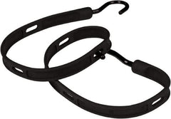 The Better Bungee - Adjustable Bungee Strap with Overmolded Nylon Hook End - 36" OAL, Black - Eagle Tool & Supply