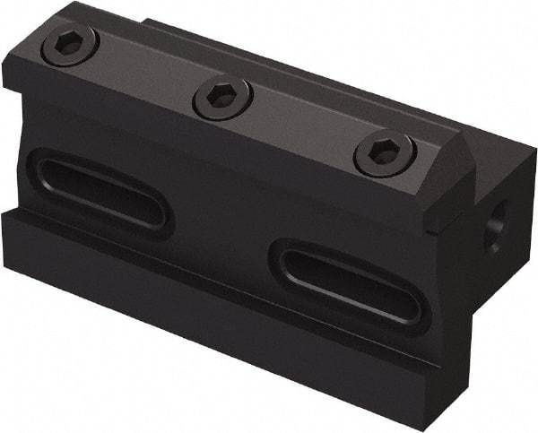 Seco - Tool Block Style 150.10-JETI, 25mm Blade Height, 95mm OAL, 49mm OAH, Indexable Cutoff Blade Tool Block - 1" Shank Height, 1-1/4" Shank Width, Reversible, Through Coolant, Series Jetstream - Eagle Tool & Supply
