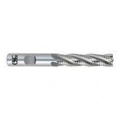 1/2" Dia. - 4" OAL - Bright HSS Co- Roughing SE EM - 4 FL - Eagle Tool & Supply