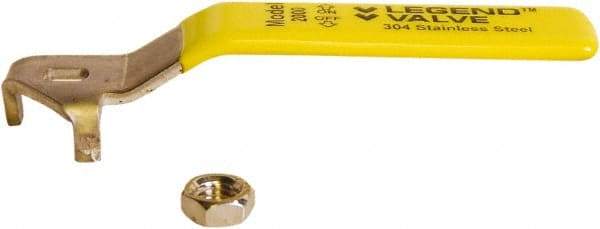 Legend Valve - Ball Valve Lever Handle - For Valves Sizes from 1-1/4" to 1-1/2" - Eagle Tool & Supply