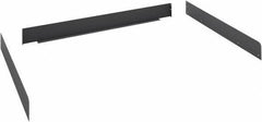 Tennsco - Steel Workbench & Workstation Side and Back Rail Kit - 36" Deep, Use with Tennsco Workbench - Eagle Tool & Supply