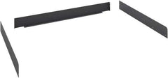 Tennsco - Steel Workbench & Workstation Side and Back Rail Kit - 30" Deep, Use with Tennsco Workbench - Eagle Tool & Supply