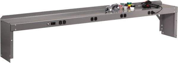 Tennsco - Steel Workbench & Workstation Riser - 10-1/2" Deep, Use with Tennsco Workbench - Eagle Tool & Supply