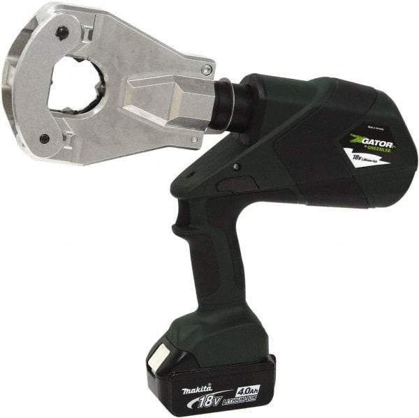 Greenlee - 6 Ton Electric Crimper - Includes Lithium-Ion Battery, Charger, Carrying Case - Eagle Tool & Supply