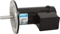 Leeson - 1/6 Max hp, 1,750 Max RPM, Permanent Magnet DC Motors Electric AC DC Motor - 90 V Input, 34E56C Frame, 5/8" Shaft Diam, C-Face Mount, TENV Enclosure - Eagle Tool & Supply