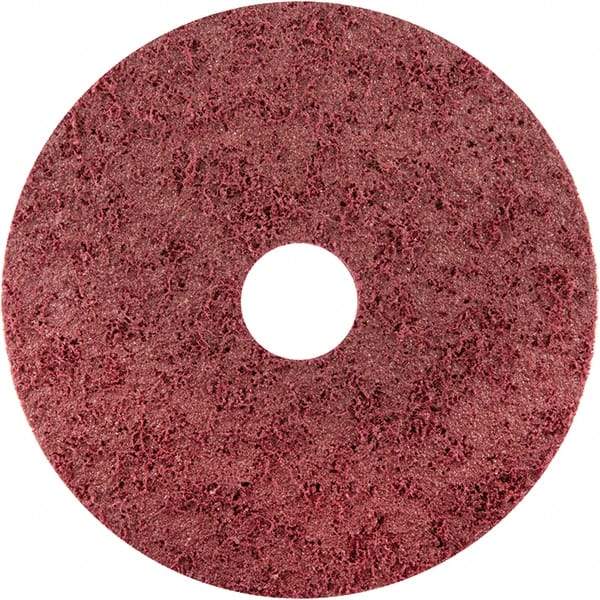 Norton - 7" Diam, Aluminum Oxide Hook & Loop Disc - Medium Grade, Nonwoven, - Eagle Tool & Supply