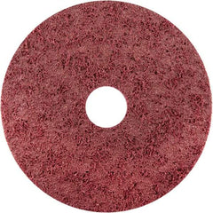 Norton - 7" Diam, Aluminum Oxide Hook & Loop Disc - Medium Grade, Nonwoven, - Eagle Tool & Supply