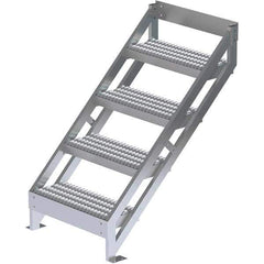TRI-ARC - Rolling & Wall Mounted Ladders & Platforms Type: Ladder Style: Stair Unit - Eagle Tool & Supply