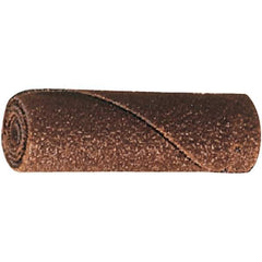 PFERD - 1" Max Roll Diam x 2" OAL, 120 Grit Aluminum Oxide Straight Cartridge Roll - 1/4" Pilot Hole Diam, Cloth Backing, 9,000 Max RPM - Eagle Tool & Supply