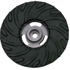 PFERD - 7" Diam Disc Backing Ribbed Backing Pad - 7,000 RPM - Eagle Tool & Supply