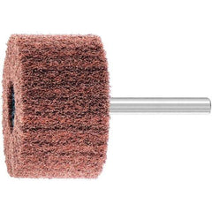PFERD - 2" Diam x 1-1/4" Face Width, Aluminum Oxide Nonwoven Mounted Flap Wheel - 1/4" Shank Mount, 280 Grit, 12,000 Max RPM - Eagle Tool & Supply