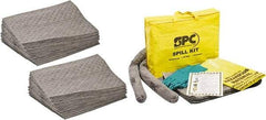 Brady SPC Sorbents - 44 Gal Capacity per Package, Universal Pad - 19" Long x 15" Wide, Polypropylene - Eagle Tool & Supply