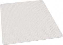 Ability One - 60" Long x 60" Wide, Chair Mat - Rectangular, Beveled Edge Style - Eagle Tool & Supply