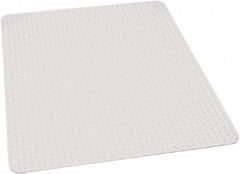 Ability One - 60" Long x 46" Wide, Chair Mat - Rectangular, Beveled Edge Style - Eagle Tool & Supply