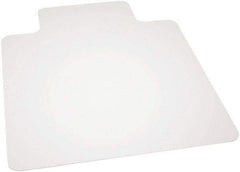 Ability One - 53" Long x 45" Wide, Chair Mat - Rectangular, Beveled Edge Style - Eagle Tool & Supply