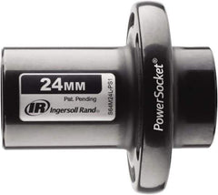 Ingersoll-Rand - 1/2" Drive 24mm Standard Magnetic Nonsparking Universal Impact Socket - 6 Points, 3-1/10" OAL - Eagle Tool & Supply