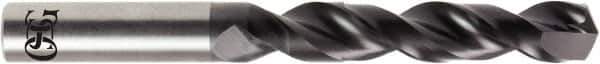 OSG - 5/16" 140° Solid Carbide Jobber Drill - Diamond Finish, Right Hand Cut, Spiral Flute, Straight Shank, 4" OAL - Eagle Tool & Supply