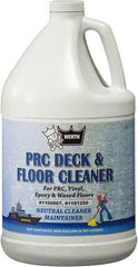Werth Sanitary Supply - 1 Gal Plastic Bottle Floor Cleaner - Use on All Types of Flooring - Eagle Tool & Supply