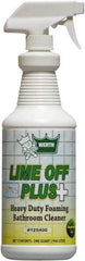 Werth Sanitary Supply - 1 qt Spray Bottle Liquid Bathroom Cleaner - Unscented Scent, Bathroom Surfaces, Porcelain Surfaces, Tile & Showers - Eagle Tool & Supply