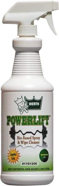 Werth Sanitary Supply - 32 oz Spray Bottle All-Purpose Cleaner - Liquid, Biodegradable, Butyl-Free, Phosphate-Free, No VOC, Water-Based, Floral - Eagle Tool & Supply