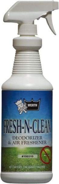 Werth Sanitary Supply - 1 Qt Bottle Odor Neutralizer - Liquid, Fresh Scent, Concentrated, Environmentally Safe - Eagle Tool & Supply