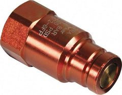 TK Simplex - 3/8 NPTF Hydraulic Hose Female Flush Face Coupler - 10,000 psi - Eagle Tool & Supply