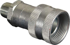 TK Simplex - 3/8 NPTF Hydraulic Hose High-Flow Male Coupler - 10,000 psi - Eagle Tool & Supply