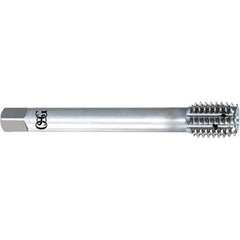 OSG - M3.5x0.60 Metric 6H D6 Thread Limit Plug Thread Forming Tap - High Speed Steel, V Finish, 56mm OAL, 21mm Thread Length, Right Hand Thread, Series 16350 - Eagle Tool & Supply