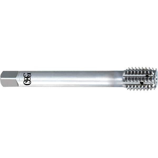 OSG - M18x2.50 Metric 6H D12 Thread Limit Plug Thread Forming Tap - High Speed Steel, V Finish, 125mm OAL, 55mm Thread Length, Right Hand Thread, Series 16350 - Eagle Tool & Supply