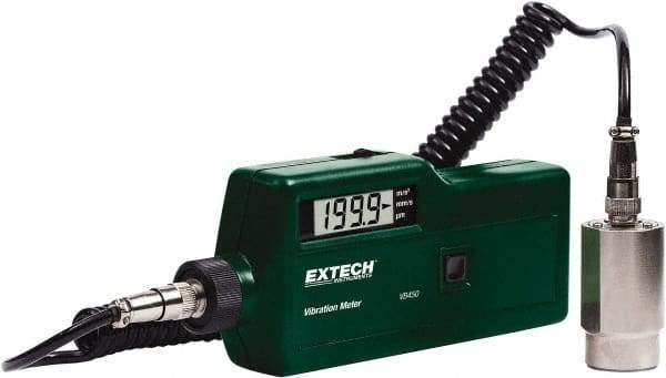 Extech - Vibration Meters Meter Type: Vibration Meter Vibration Measurement Range: 10Hz to 1500Hz - Eagle Tool & Supply