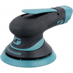 Dynabrade - 12,000 RPM, 12,000 OPM, 19 CFM Air Consumption, 90 psi Air Pressure, Random Air Orbital Sander - Round Pad, Adhesive/PSA Backing, 1/4 NPT Inlet - Eagle Tool & Supply