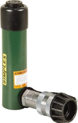 TK Simplex - 3-1/8" Stroke, 5 Ton Portable Hydraulic Single Acting Cylinder - 0.99 Sq In Effective Area, 2.98 Cu In Oil Capacity, 6.52 to 9.65" High, 1" Cyl Bore Diam, 1-1/8" Plunger Diam, 10,000 Max psi - Eagle Tool & Supply