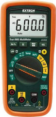 Extech - EX355, CAT III, 600 VAC/VDC, Digital True RMS Multimeter - 60 mOhm, Measures Voltage, Capacitance, Current, Frequency, Resistance, Temperature - Eagle Tool & Supply