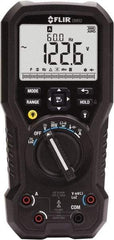 FLIR - DM92, CAT IV, 1,000 VAC/VDC, Digital Multimeter - 40 mOhm, Measures Voltage, Capacitance, Current, Frequency, Resistance, Temperature - Eagle Tool & Supply