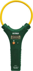 Extech - MA3010, CAT IV, Digital True RMS Clamp Meter with 10" Flex Jaws - 3000 AC Amps, Measures Current - Eagle Tool & Supply