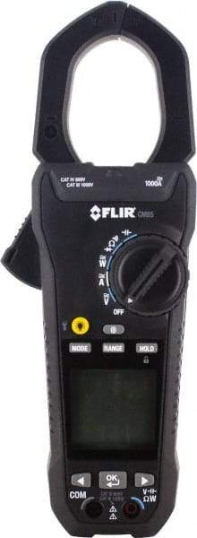 FLIR - CM85, CAT IV, Digital True RMS Wireless Clamp Meter with 1.77" Clamp On Jaws - 1000 VAC/VDC, 1000 AC/DC Amps, Measures Voltage, Capacitance, Current, Frequency, Resistance - Eagle Tool & Supply