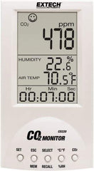 Extech - Natural Gas, Carbon Monoxide & Refrigerant Detectors Type: CO2 Detector Function: Carbon Dioxide Monitor - Eagle Tool & Supply