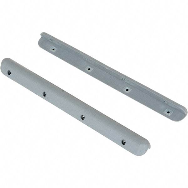 Vestil - 1-1/8" Long, Rubber Surface Guard - Gray - Eagle Tool & Supply