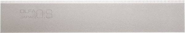 Olfa - Carbon Steel 1-Edge Scraper Replacement Blade - 2-1/2" Blade Length x 7.3" Blade Width, For Floor Scrapers - Eagle Tool & Supply