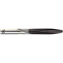 OSG - #2, 0.2215", 130° Point, Solid Carbide Straight Flute Drill Bit - Eagle Tool & Supply