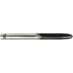 OSG - #11, 0.1915", 120° Point, Solid Carbide Straight Flute Drill Bit - Eagle Tool & Supply