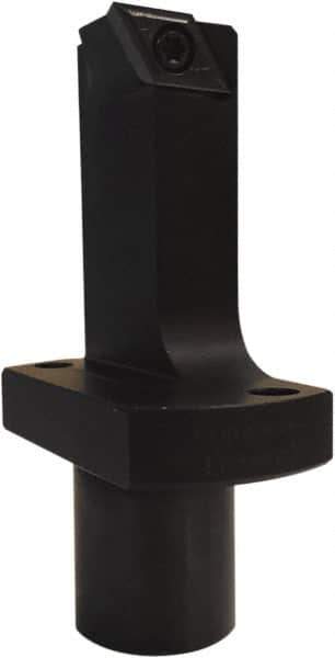 Kyocera - KSTB, Right Hand Cut, 3° Lead Angle, 22mm Shank Height x 22mm Shank Width, Positive Rake Indexable Turning Toolholder - 91.57mm OAL, DCET 325.., DCGT 32.5.. Insert Compatibility, Series KSTB - Eagle Tool & Supply