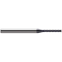 Harvey Tool - Corner Radius & Corner Chamfer End Mills; Mill Diameter (Inch): 1/16 ; Mill Diameter (Decimal Inch): 0.0620 ; End Type: Corner Radius ; Corner Radius (Decimal Inch): 0.0100 ; Number of Flutes: 4 ; Material: Solid Carbide - Exact Industrial Supply