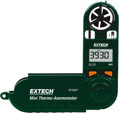 Extech - Airflow Meters & Thermo-Anemometers Type: Thermo-Anemometer Maximum Air Velocity ft/min (Feet): 3937 - Eagle Tool & Supply