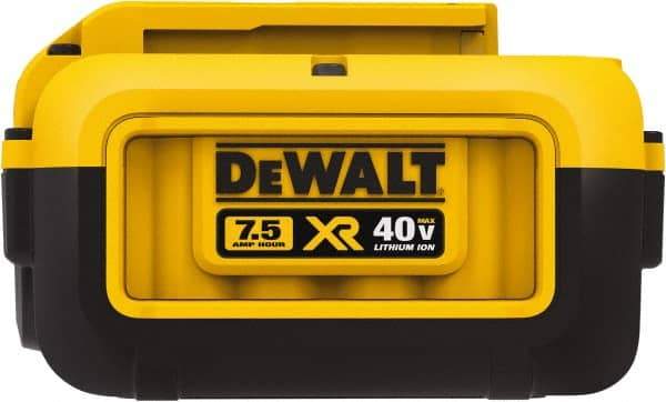 DeWALT - 40 Volt Lithium-Ion Power Tool Battery - 7.5 Ahr Capacity, 170 min Charge Time, Series 40V Max - Eagle Tool & Supply