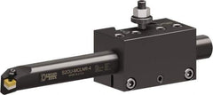 Dorian Tool - Series BXA, #D41-DUAL Boring Bar Tool Post Holder - 330 to 380mm Lathe Swing, 2-1/4" OAH x 3-1/4" OAL, 5/8" Centerline Height - Exact Industrial Supply