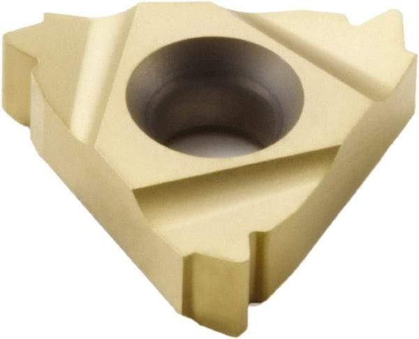 Seco - 16ER External Left Hand 12 UNJ Laydown Threading Insert - Grade CP200, TiAlN Coated Carbide, 3/8" Inscribed Circle - Eagle Tool & Supply