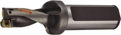 Sandvik Coromant - 1.237" Max Drill Depth, 2xD, 0.562" Diam, Indexable Insert Drill - 2 Inserts, 3/4" Shank Diam, Flange Shank - Eagle Tool & Supply